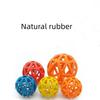 Interactive Rubber Bite Resistant Dog Toy Hollow Balls Pet Accessories Dog Chewing Toys
