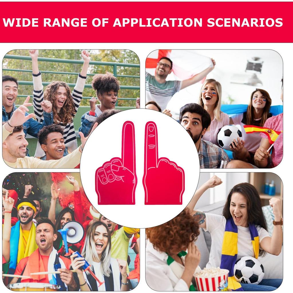 Gladiators Foam Finger giant foam finger inspired sports games by sports fans' fingers Cheerleading Props for Sports Events