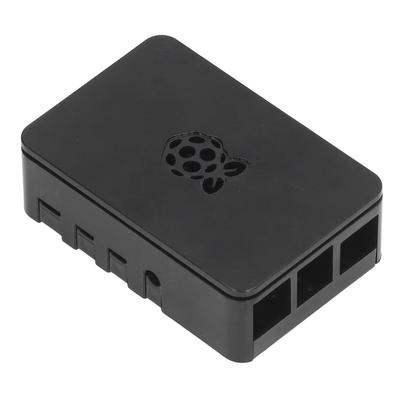 Voor Raspberry Pi 4 Behuizing ABS Afneembaar Krasbestendig Warmteafvoer Beschermhoes Zwart