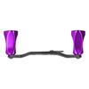 LowProfile Reel Conversion Double Rocker Flat Handle Knob Fishing Wheel Accessory(purple )