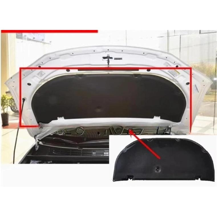 Heat Sound Insulation Cotton Front Hood Engine Firewall Mat Pad Cover Noise Deadener Compatible For LEXUS CT200h 2012-2020