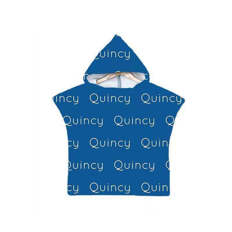 Custom Photo Logo Printed Hooded Towel Microfiber Children's Name Personalized Quick Dry Bathrobe Surf Cloak Cape Adult Kids