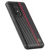 LC.IMEEKE For Samsung Galaxy A33 5G Carbon Fiber Splicing Case PU Leather+TPU+EVA Phone Cover