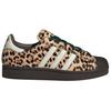 adidas Superstar 2 Leopard Ciemny Brązowy Kość Słoniowa Damskie Trampki Złoty Metaliczny KI4203