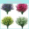 Realistic Magenta Faux Lavender Bundles For Stunning Outdoor And Indoor Decoration