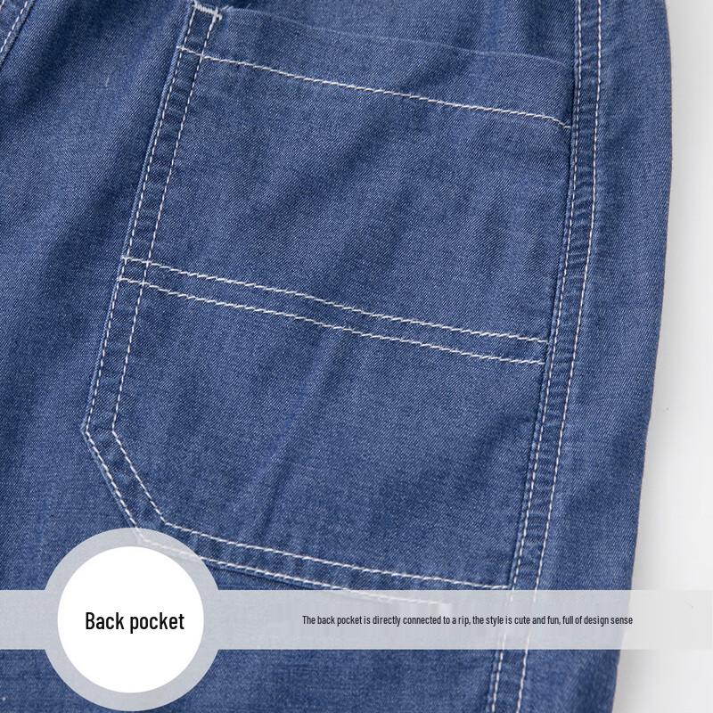 Jeans de Verano Ligeros de Mezclilla Tencel para Niños