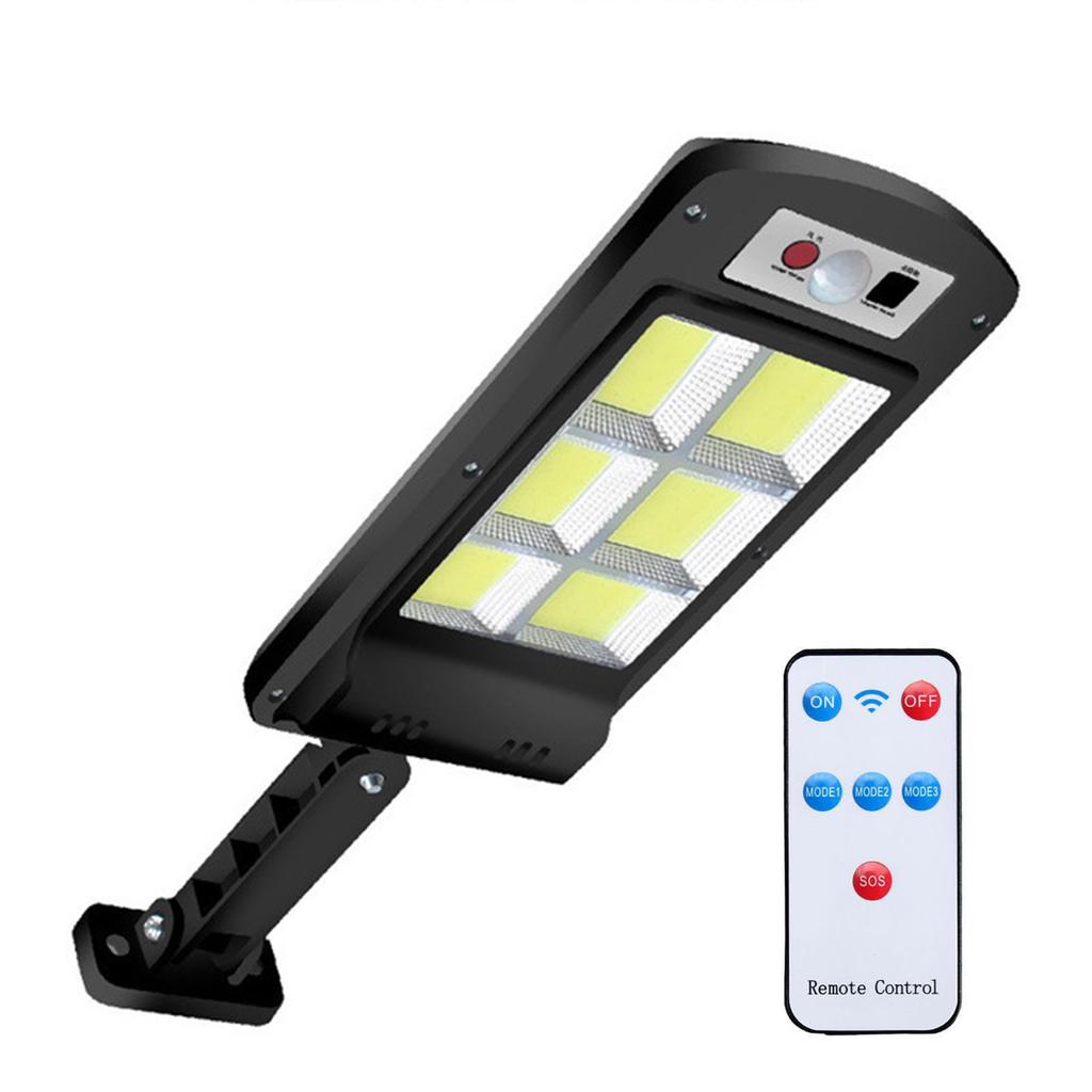 LED Solar Street Light Intelligent Light Control System Bracket Remote Sensing with 3 Modes for Garden Street Deck Patio