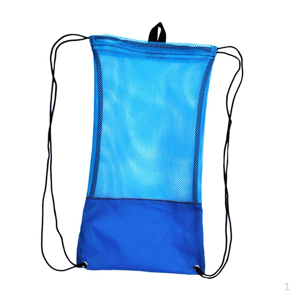 

Сумка сітчастий рюкзак Гімнастичні сумки на шнурках S синій