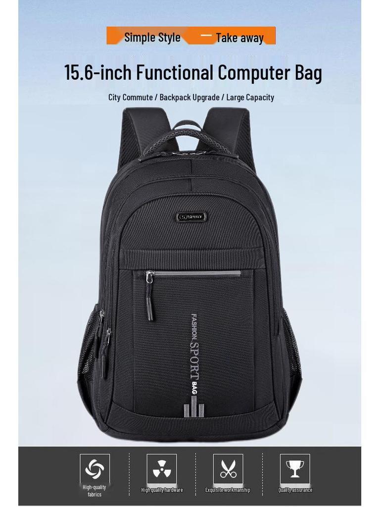 Large Capacity Trendy Backpack for College, Junior High, and Elementary Students - Unisex Casual Travel Bag