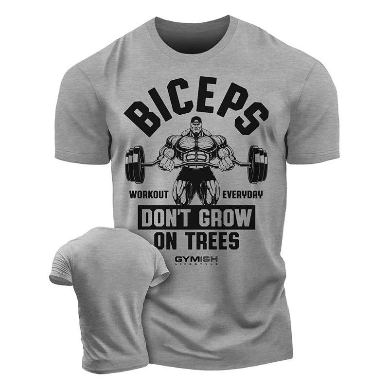Fashionable summer men's letter printed comfortable and breathable round neck T-shirt outdoor casual top
