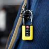 TSA 3 Digit Combination Lock Anti-theft Wire Rope Suitcase Luggage Coded Lock Security Tool Contrast Color Padlock for Travel
