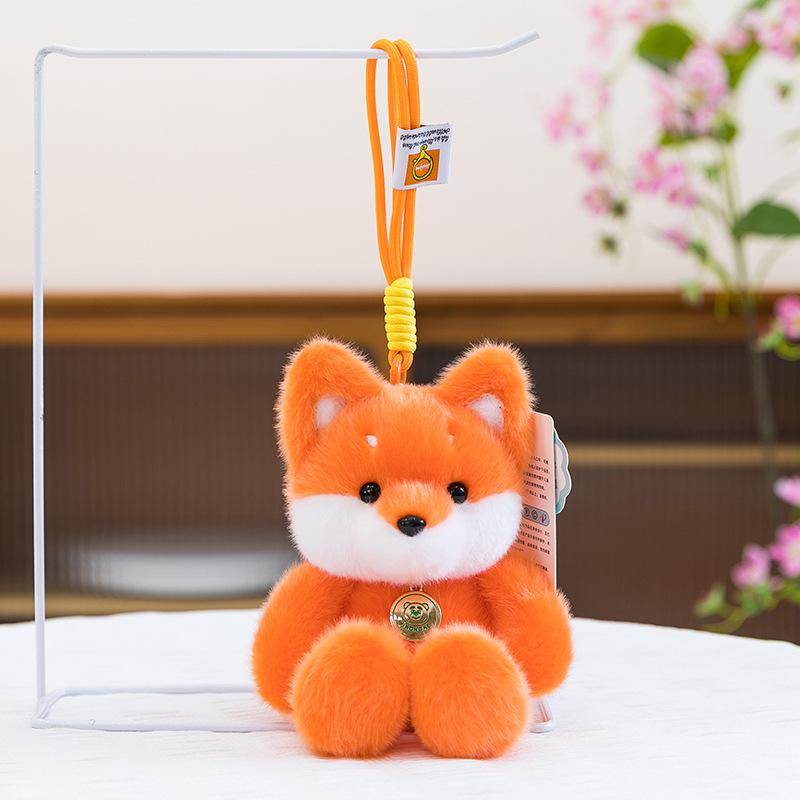 Running Animal Doll Plush Toy Cute Panda Bag Keychain Doll Doll Gift