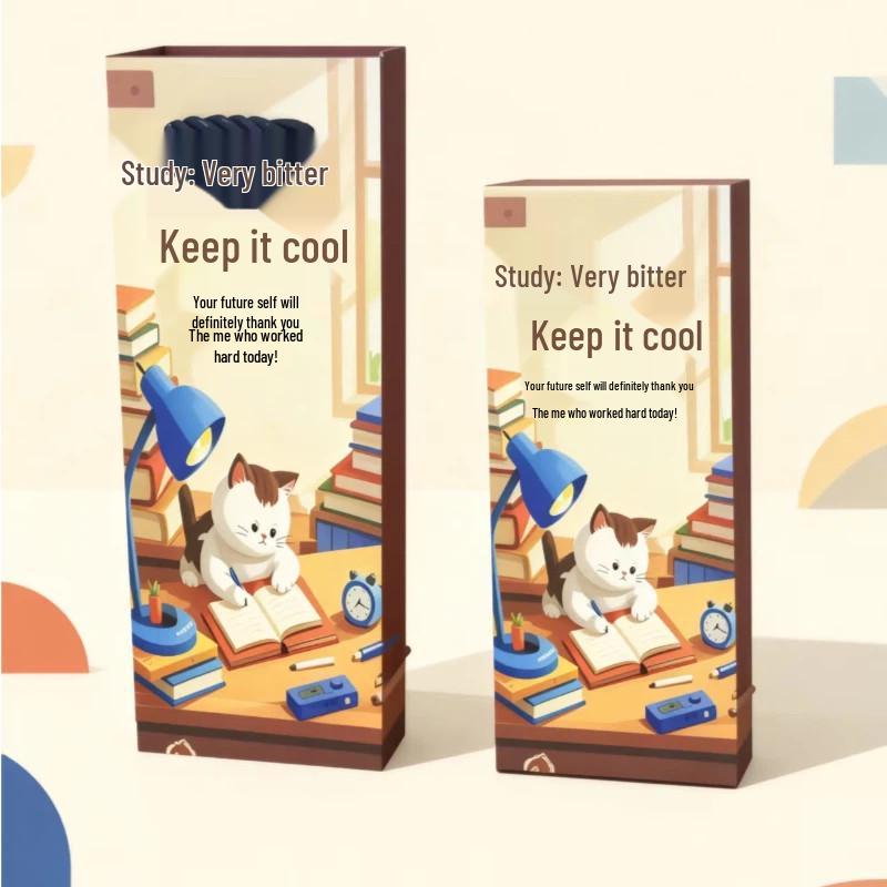 Transparent Student Pencil Case - Large Capacity Crayon and Pencil Storage Box