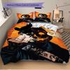 3Pcs Halloween Horror Poster Bedding Sets For All Sizes New 3D Printed Bed Cover Comforter Duvet Cover Pillowcase Bedroom Decoration