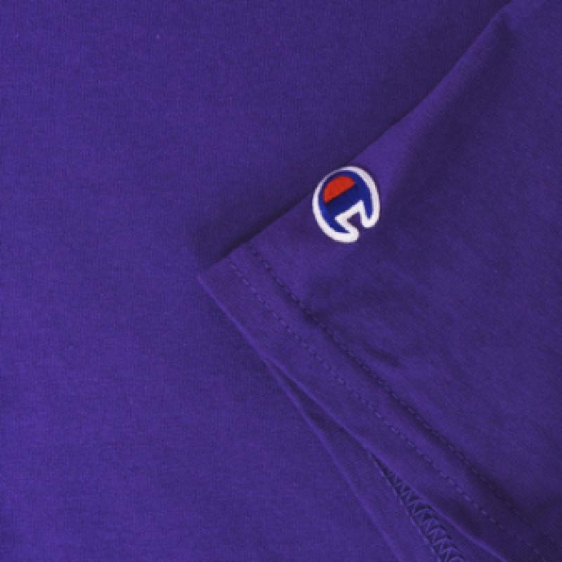 Champion Plain Short Sleeve Tee   Purple T425 Purple