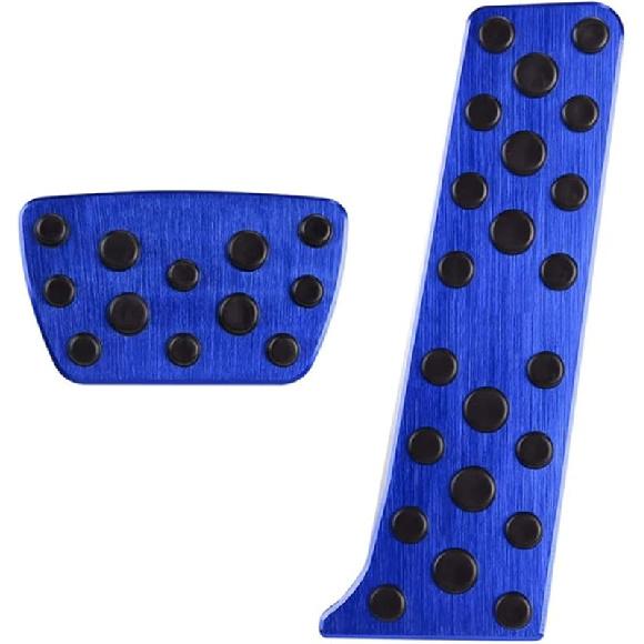 For 2018-2022 Camry Lexus ES/LS,2019-2022 RAV4/ Avalon, 2020-2022 Highlander, 2021-2022 Sienna/Venza, Anti-Slip Foot Pedal Cover Aluminum Brake and