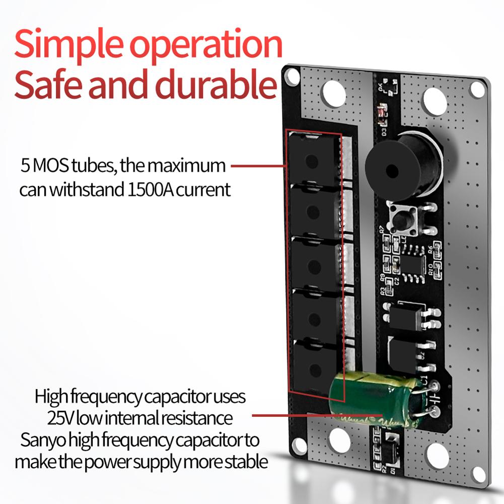 12V Spot Welder DIY Kit 90-130A Portable Mini Handheld Welder with Automatically Trigger Welding for 18650/26650/32650 Battery