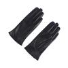 Women's Colored Sheepskin Fingerless Riding Gloves - Warm Fleece Lined for Autumn/Winter