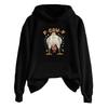 Women's Fashionable Casual Long Sleeve Hooded Printed Sweatshirt