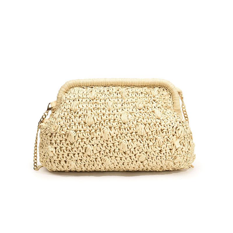 

Straw Crossbody Bags for Women Fashion Shell Summer Casual Shoulder Crossbody Bag for Vacation Beach Handbags
