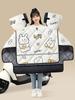 Universal All-Season Windproof Electric Vehicle Windshield with Thick Winter Fleece