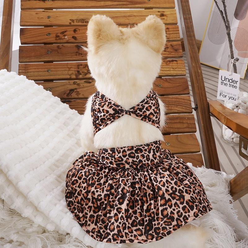 Sexy Puppy Dog Cat Bikini Swimsuit Set for Small Dogs Summer Beach Pet Swimwear Skrit Dresses Chihuahua mascotas Clothes Costume