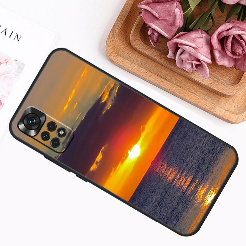 Summer Beach Sunset On Sea Case For Xiaomi Redmi 12C 10C 9A 9C 9T Redmi Note 12 Pro 8 9 10 11 Pro 11S 10S 12S Cover