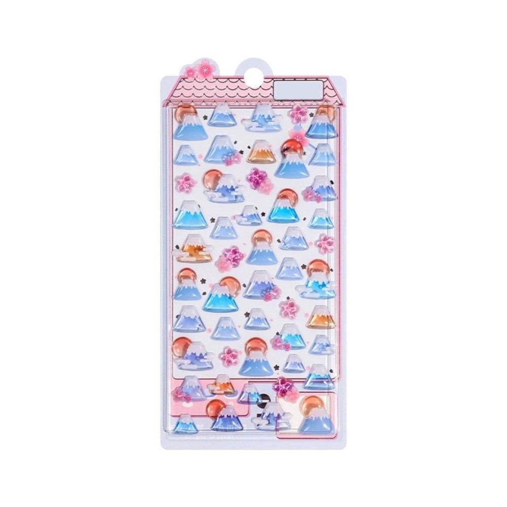 

Animation 3D Ease Sticker Three-Dimensional Crystal Sticker Sushi Sticker Japanese Style Sticker Scrapbook Phone Case Decor Itemation