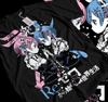 Ri:Zero Shirt, T-shirt Re Zero, Emilia, Ram, Subaru, Giapponese, Manga, Maglietta Anime, Waifu, Kawaii, Streetwear, Unisex