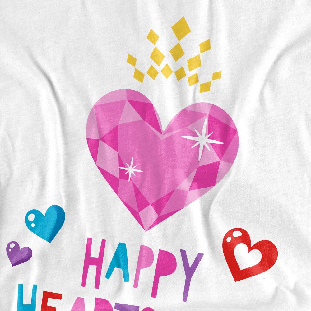 Disney Princess Womens/Ladies Happy Hearts Day! Valentine`s Day T-Shirt