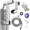Handheld Toilet Bidet Sprayer Set Kit Stainless Steel Hand Bidet faucet for Bathroom Hand Sprayer Shower Head