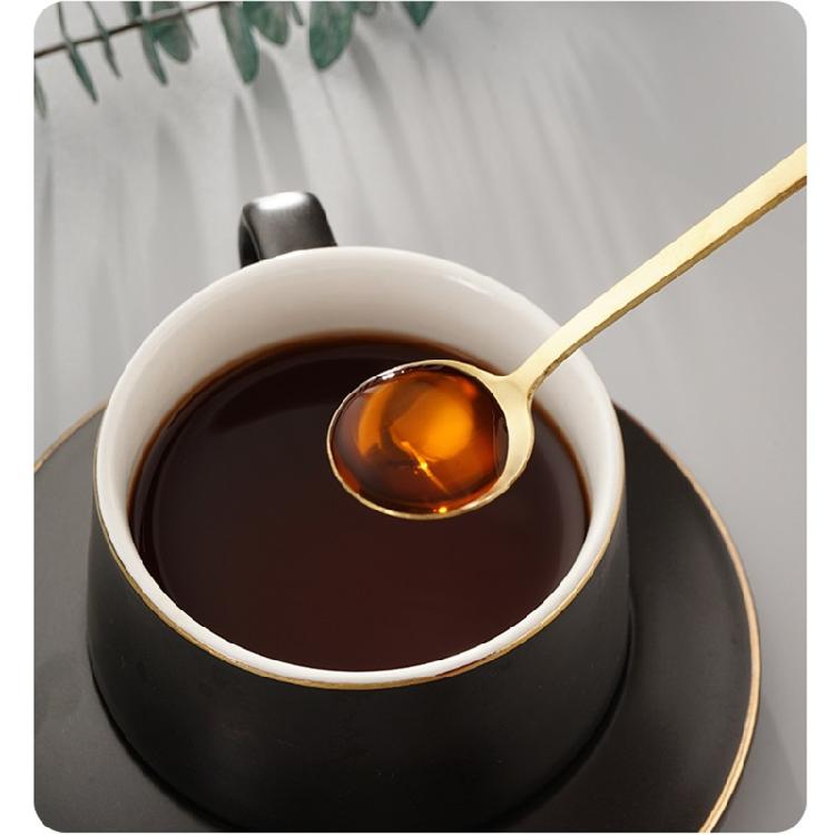 Stainless Steel Coffee Spoon Round for Head Spoon Korean Style Vintage Teaspoons