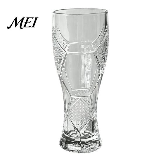 Waist Tight Beer Glass Football Glass, 300ml/450ml Capacity Transparent Craft Mug for Home Bar, Soccer Tumbler Sports Fans