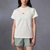 Adidas Outlets Logo Print Casual Round Neck Pullover Short Sleeve T-Shirt Women T-Shirts Han-Jade-White IS4287