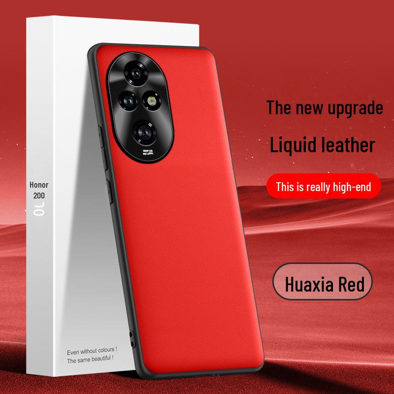 

Захисний чохол Honor 200 Liquid Leather: Захист від падіння та плям, цільний дизайн. Honor 200