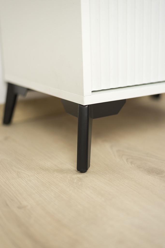 Set of 4 Furniture Legs Anchor Loft, Black Matte, Height 12 Cm