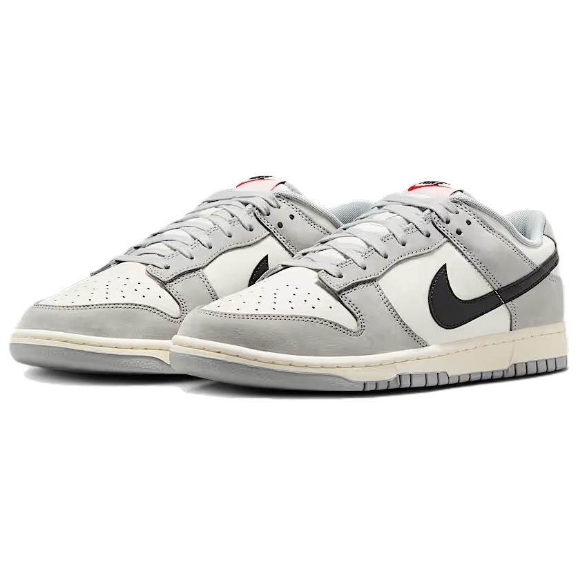 Nike Dunk Low Smoke Grey Men Sneakers Black Sail IB3079-101