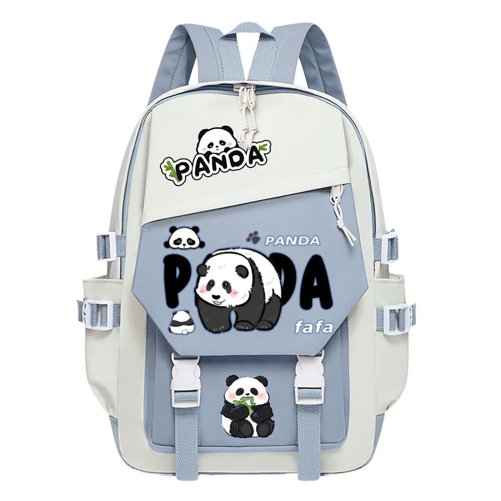 Panda Huahua Cartoon Printing Primary And Secondary School Students High Value Backpack Large Capacity Versatile School Bag