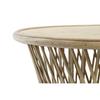 Side Table - Light Brown - Bamboo - 60 X 60 X 52 Cm - Natural Style
