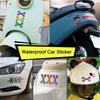 3D Realistic Shoelace Car Sticker Waterproof Sunproof Decals with Strong Adhesive for Scratch Cover for Cars Motorcycles