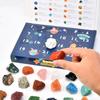 Crystal Advent Calendar 2025 Christmas Countdown Calendar 24 Days Natural Gemstones for Adults Teens Birthday Christmas Gifts