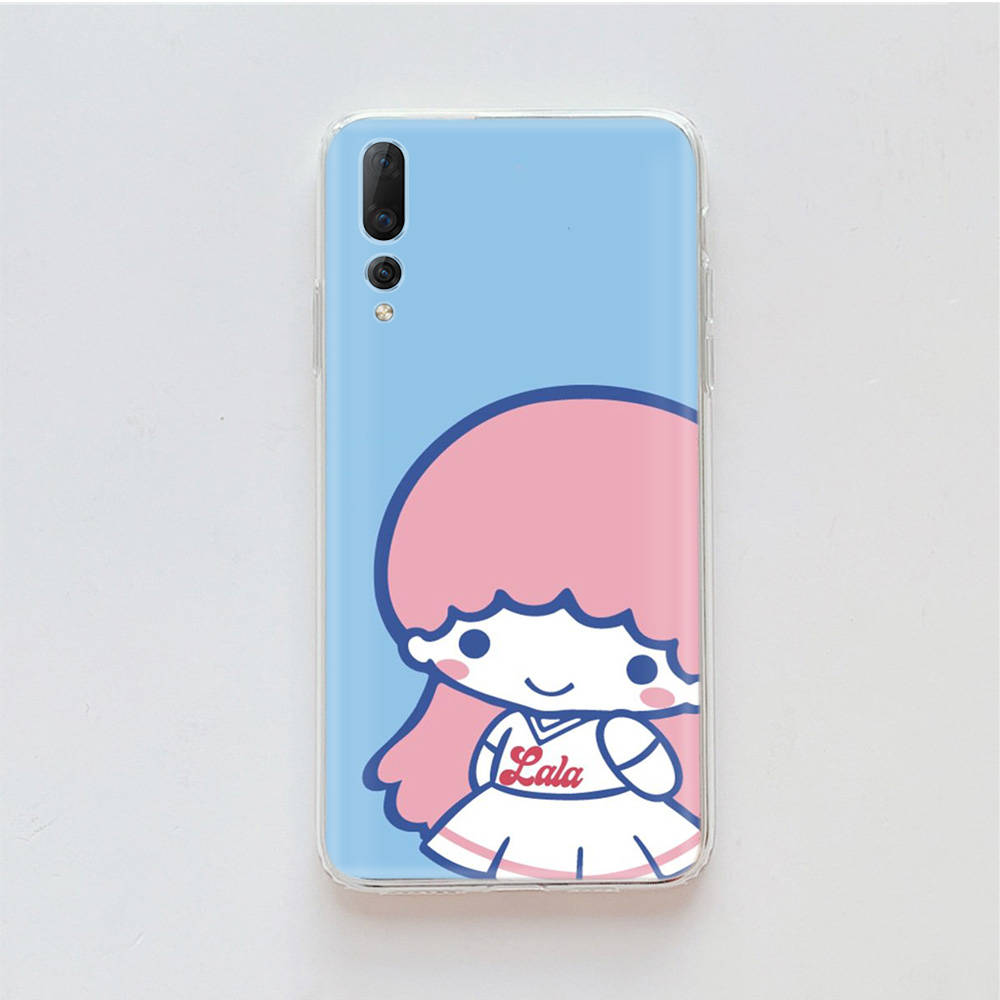 Transparent Case for Samsung A04 A14 A23 M33 M53 Realme 10 9 C35 C55 VIVO X80 Infinix Hot 30 Note 11 Tecno Spark 8P Pro L-31 Cute Little Twin Stars
