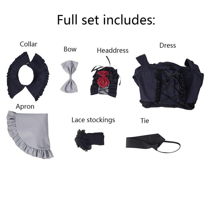 Anime Dress My Up Darling Marin Kitagawa Cosplay Costume Maid Lolita Uniform