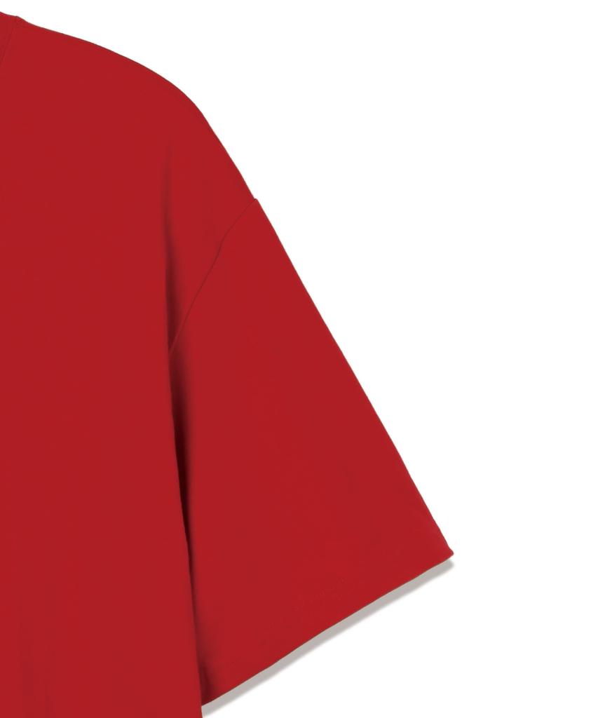 VANNWORKS Vnws Arch Logo Oversized Short Sleeve T-Shirt (Vs0011) Red/White