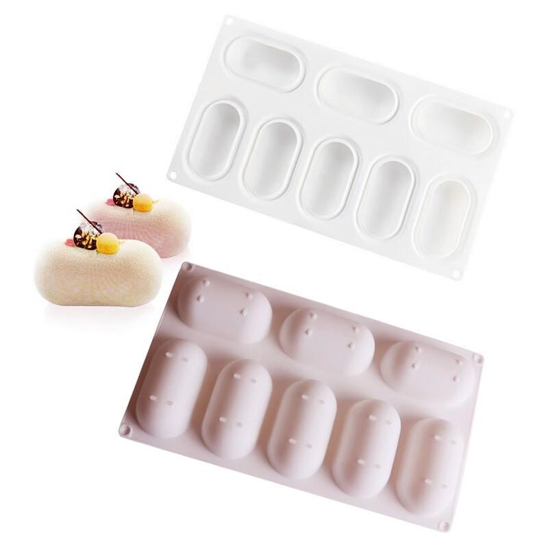 8-Cavity Heart Silicone Mousse Cake Mold