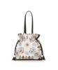 Tote Mild Scarf Drawstring Tote Black [TOPKAPI] Bag, Satin, Pattern, Bag, Women's,