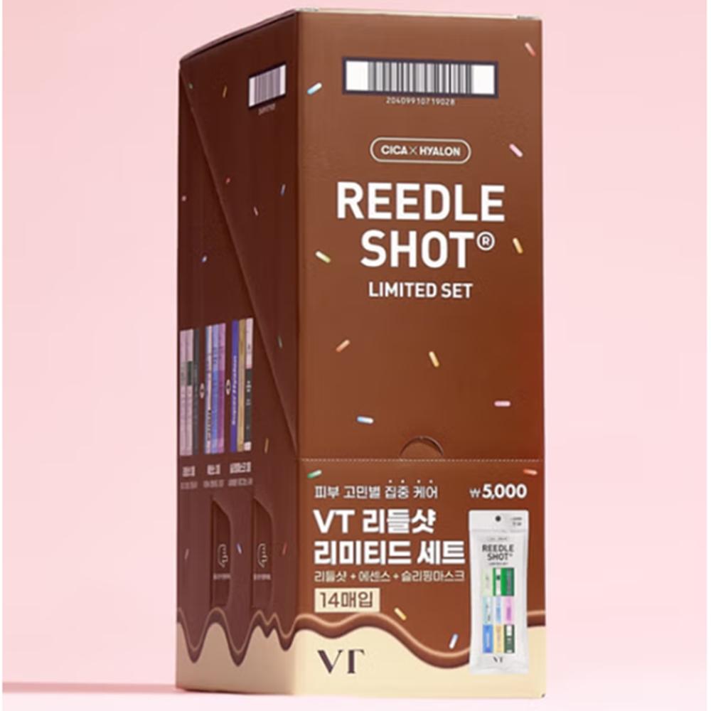VT Reedle Shot Limited Set (Reedle Shot 2ml 100·300·S50 + Essence 2ml 3 Types + Sleeping Mask 4ml 3 Types) 2ml × 11ea / 4ml × 3ea (14ea)