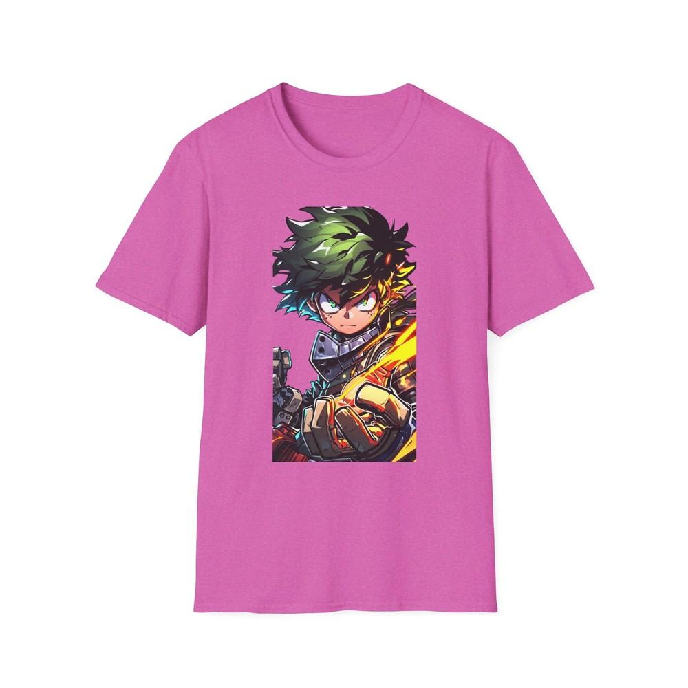 Anime Soft TShirt Izuku Midoriya Unisex Jl Anime Front Printed