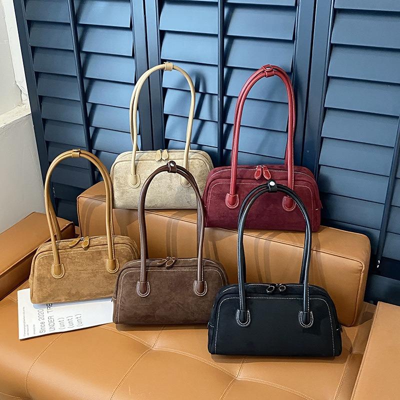 Retro baguette bag new simple pillow bag underarm bag women's fashion casual versatile shoulder bag