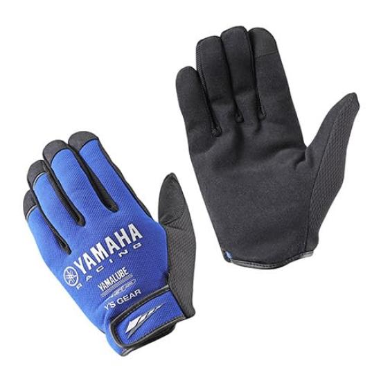 Yamaha Motor YAMAHA RACING Factory Work Gloves YR4001 Size L (Yamaha) Blue, (90792-Y177L)